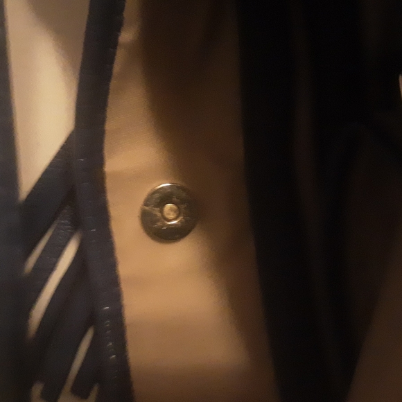 Steve Madden Studded Large Tassel Vegan Leather Shoulder Bag - Picture 8 of 10